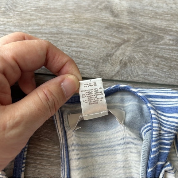 Ann Taylor Loft Striped Jersey Sleeveless Maxi Dress - Picture 7 of 13